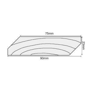 Lame brise-vue 7,5cm